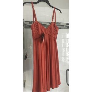 NWT BCBG Mini Rust Formal Dress